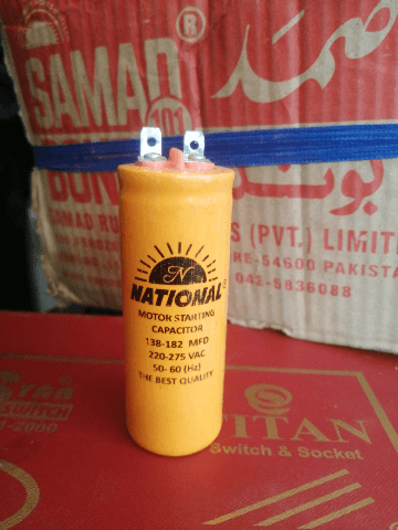 National Capacitor 138-182 mfd